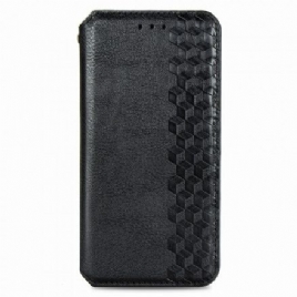Beskyttelse Deksel Til Samsung Galaxy A51 5G Folio Deksel Diamond Texture Leather Effect