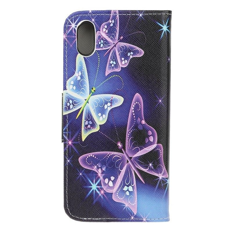 Folio Deksel Til / Honor 8S Neonsommerfugler