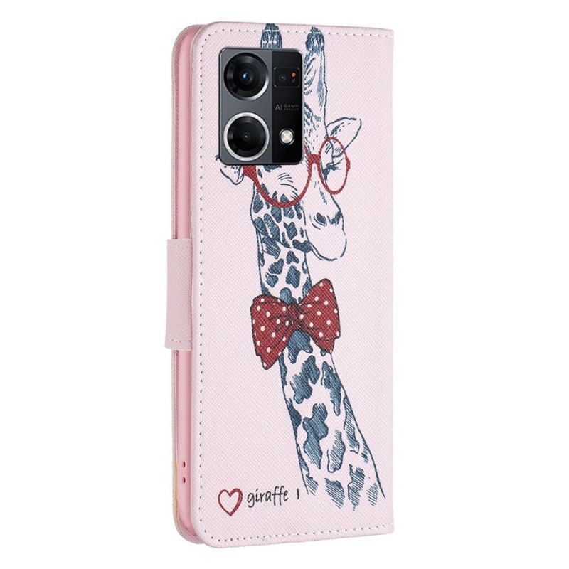 Folio Deksel Til Oppo Reno 7 Intelli Giraffe
