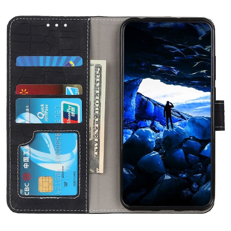 Lærdeksel Til Oppo Reno 7 Krokodillehudstil