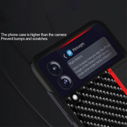 Deksel Til Samsung Galaxy Z Flip 3 5G Folio Deksel Fargelinje