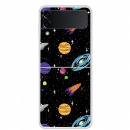Deksel Til Samsung Galaxy Z Flip 3 5G Folio Deksel Planet Galaxy