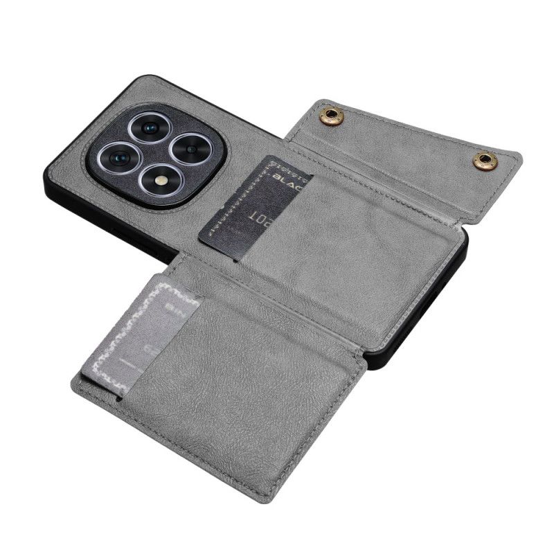 Deksel Til Xiaomi Redmi Note 15 Pro Plus 5g Med Kortholder Og Stativ