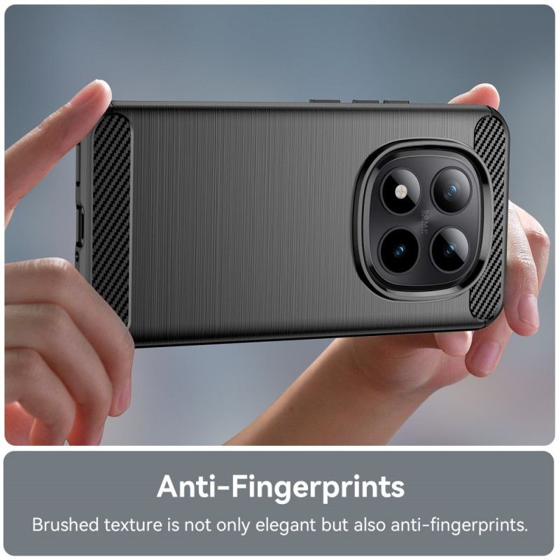 Deksel Xiaomi Redmi Note 15 Pro Plus 5g Mobildeksel Børstet Karbonfiber