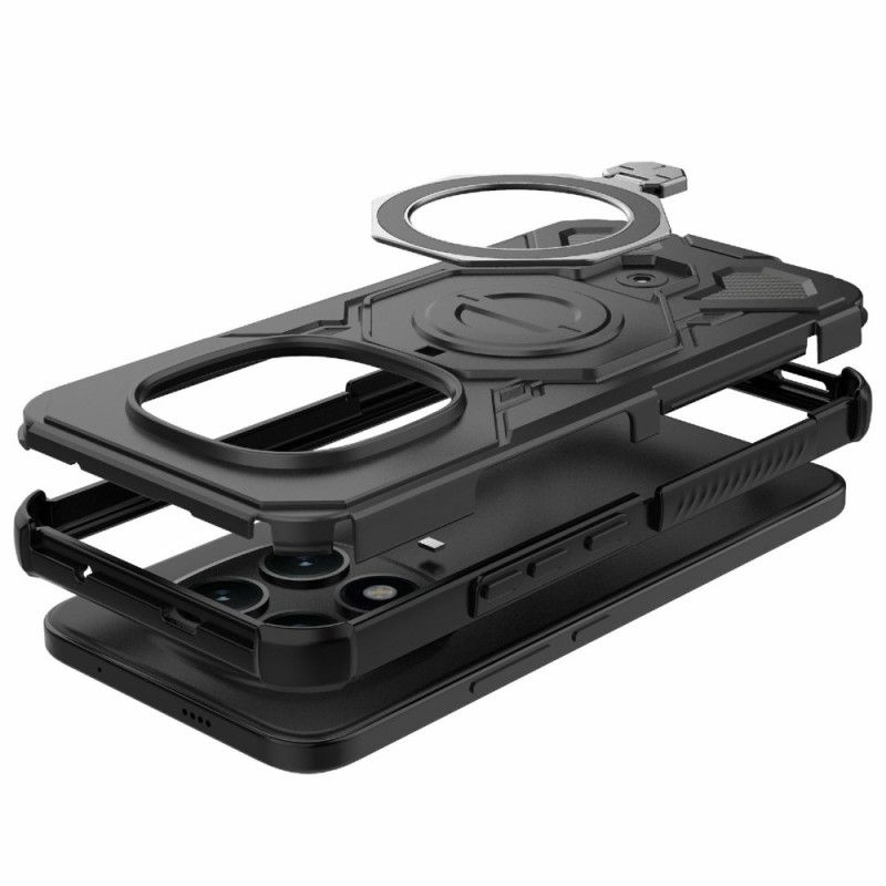 Deksel Xiaomi Redmi Note 15 Pro Plus 5g Mobildeksel Magnetisk Roterende Stativ