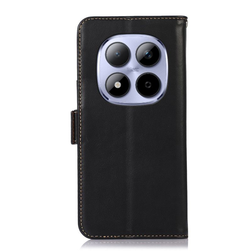 Folio Deksel Til Xiaomi Redmi Note 15 Pro Plus 5g Ekte Skinn