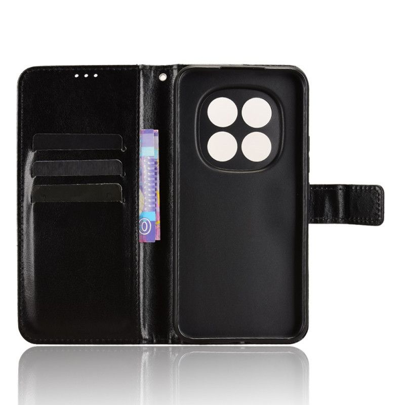 Folio Deksel Til Xiaomi Redmi Note 15 Pro Plus 5g Prangende Imitasjonsskinn