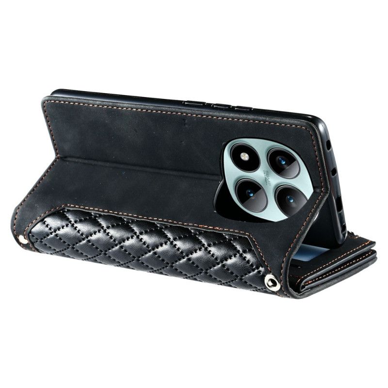 Folio Deksel Til Xiaomi Redmi Note 15 Pro Plus 5g Vattert Design