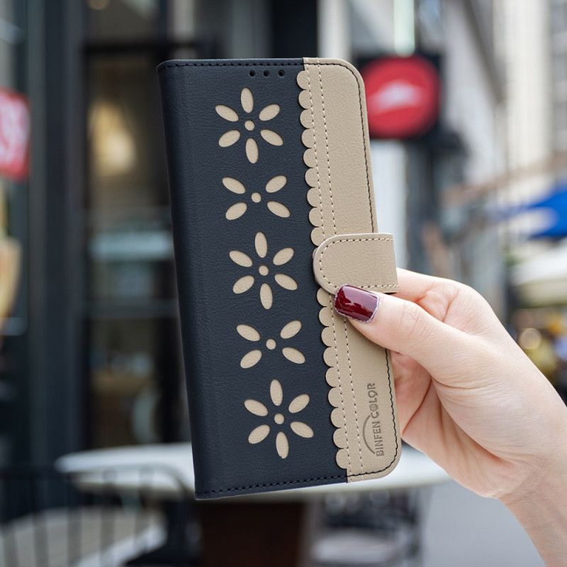 Folio Deksel Xiaomi Redmi Note 15 Pro Plus 5g Binfen Color Blomstermønster