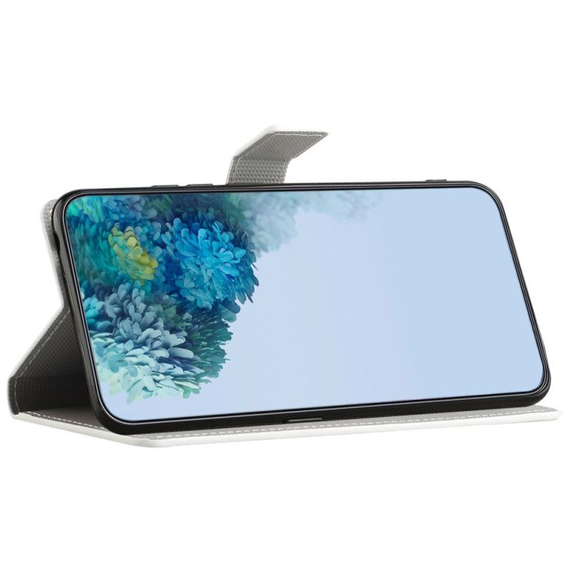 Folio Deksel Xiaomi Redmi Note 15 Pro Plus 5g Blå Sommerfugl Beskyttelse Deksel