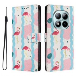 Folio Deksel Xiaomi Redmi Note 15 Pro Plus 5g Flamingoer