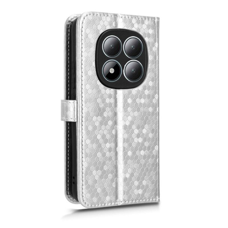 Folio Deksel Xiaomi Redmi Note 15 Pro Plus 5g Glitrende Prikker Beskyttelse Deksel