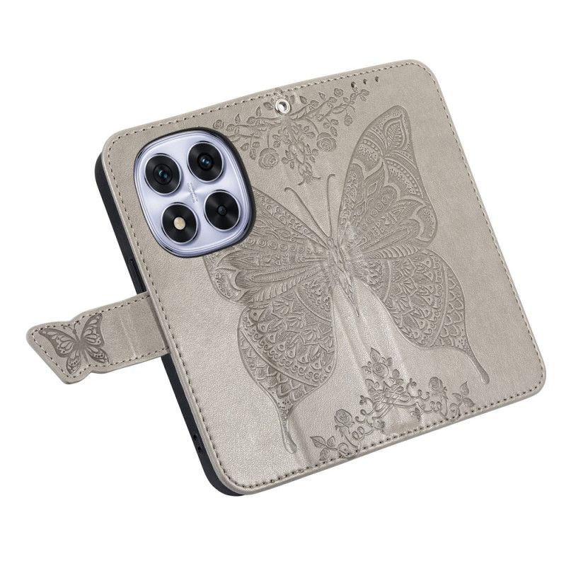 Folio Deksel Xiaomi Redmi Note 15 Pro Plus 5g Grafisk Sommerfugl