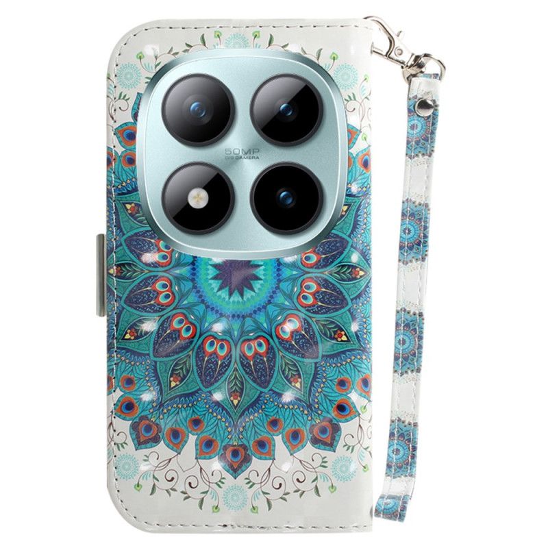 Folio Deksel Xiaomi Redmi Note 15 Pro Plus 5g Grønn Stroppemandala