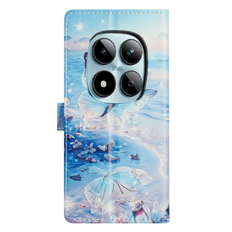 Folio Deksel Xiaomi Redmi Note 15 Pro Plus 5g Havsommerfugl Beskyttelse Deksel