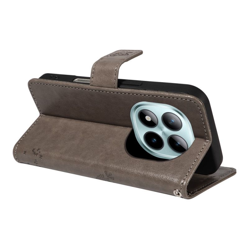 Folio Deksel Xiaomi Redmi Note 15 Pro Plus 5g Katt Og Tre Beskyttelse Deksel