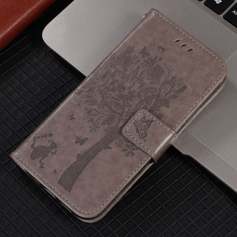 Folio Deksel Xiaomi Redmi Note 15 Pro Plus 5g Katt Og Tre Beskyttelse Deksel