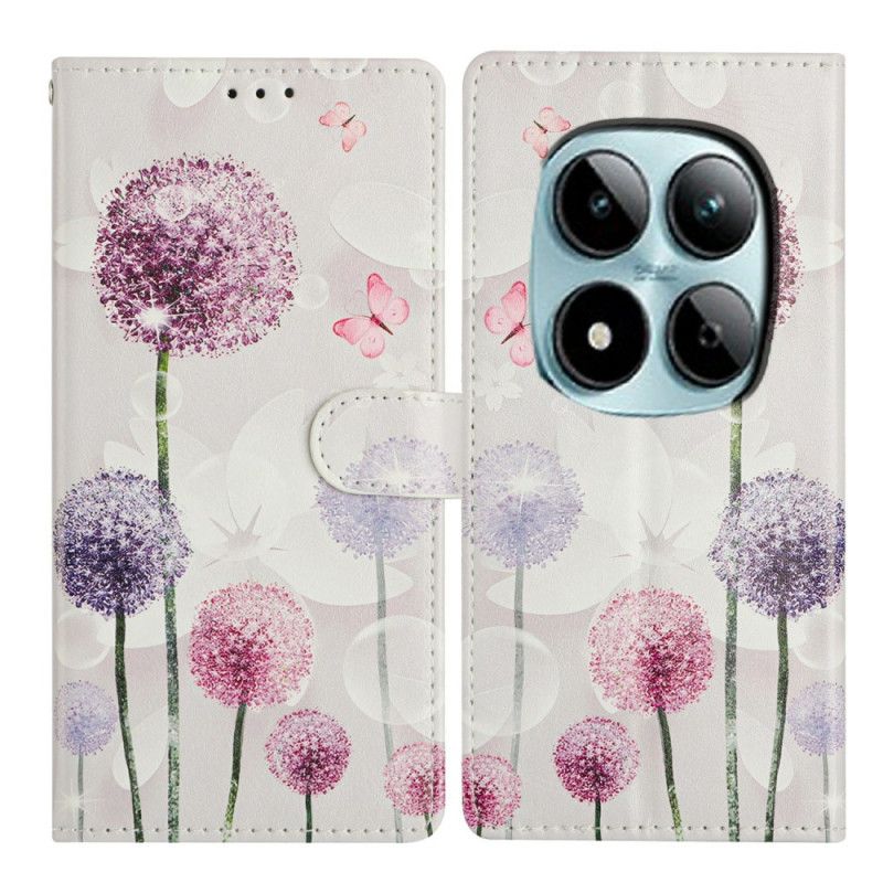 Folio Deksel Xiaomi Redmi Note 15 Pro Plus 5g Løvetann