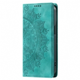 Folio Deksel Xiaomi Redmi Note 15 Pro Plus 5g Mandala-semsket Skinneffekt Beskyttelse Deksel