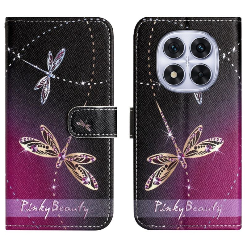 Folio Deksel Xiaomi Redmi Note 15 Pro Plus 5g Øyenstikkere Beskyttelse Deksel