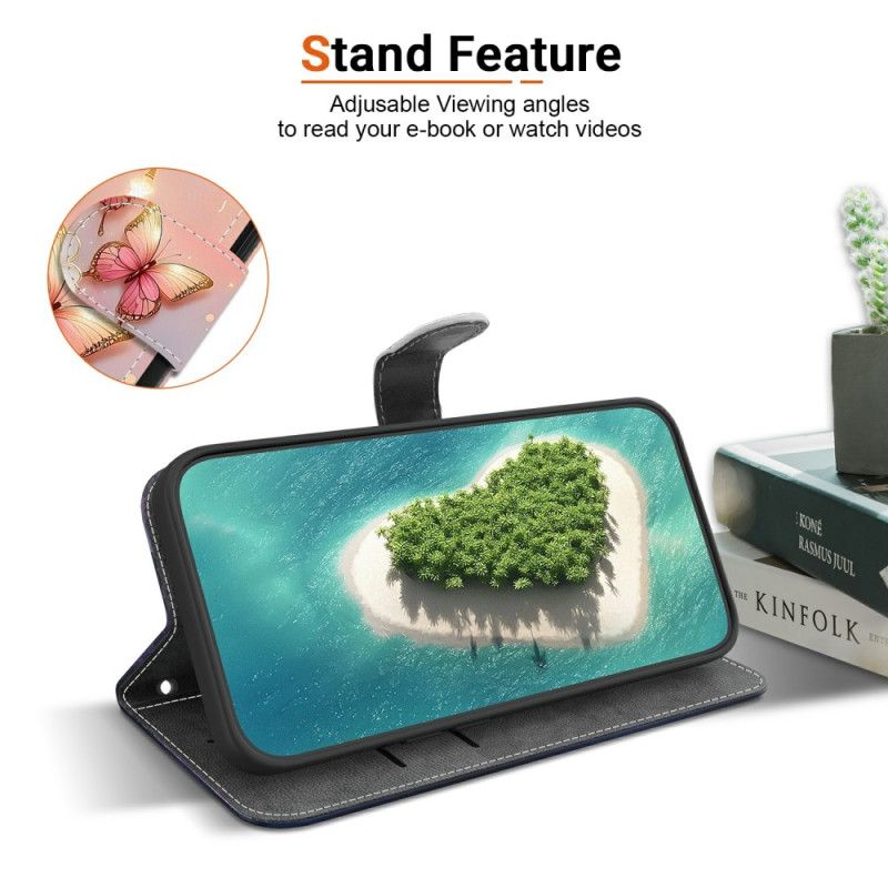 Lærdeksel Folio Deksel Xiaomi Redmi Note 15 Pro Plus 5g Diamantbjørn