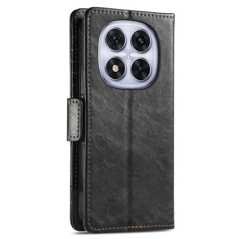 Lærdeksel Folio Deksel Xiaomi Redmi Note 15 Pro Plus 5g Gulllås Caseneo