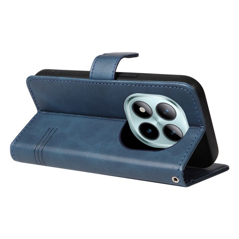 Lærdeksel Folio Deksel Xiaomi Redmi Note 15 Pro Plus 5g Mobildeksel T-linjer