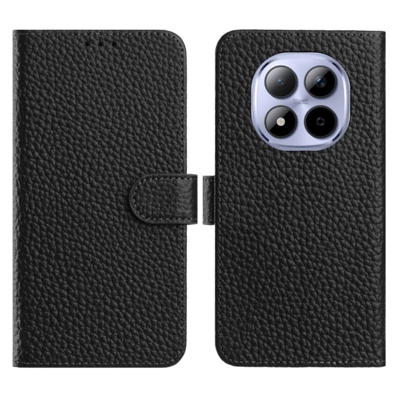 Lærdeksel Folio Deksel Xiaomi Redmi Note 15 Pro Plus 5g Mobildeksel Teksturert Skinn