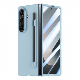 Deksel Samsung Galaxy Z Fold 7 Beskyttelse I Herdet Glass Og Pekepennholder