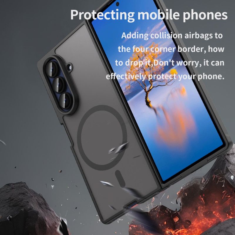 Deksel Samsung Galaxy Z Fold 7 Kompatibel Med Tonet Magsafe