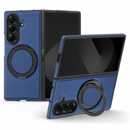 Deksel Samsung Galaxy Z Fold 7 Magsafe-kompatibel Lærimitasjon Med Roterende Ringholder