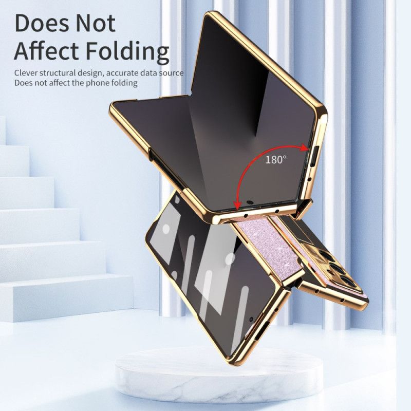 Deksel Samsung Galaxy Z Fold 7 Mobildeksel Rhinestone-dekorasjon