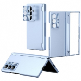 Deksel Samsung Galaxy Z Fold 7 Mobildeksel Skjermbeskytter I Herdet Glass Og Pekepennholder