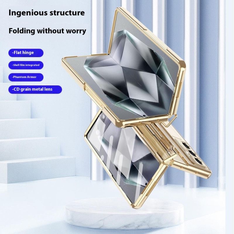 Deksel Samsung Galaxy Z Fold 7 Stativ Og Skjermbeskytter