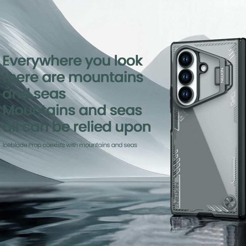 Deksel Til Samsung Galaxy Z Fold 7 Iceblade Prop-serie Med Montering Og Linseramme