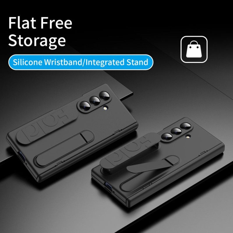 Deksel Til Samsung Galaxy Z Fold 7 Manuell Stropp Og Skjerm I Herdet Glass Beskytter