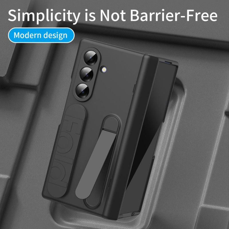 Deksel Til Samsung Galaxy Z Fold 7 Manuell Stropp Og Skjerm I Herdet Glass Beskytter