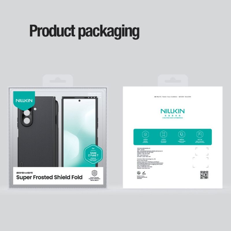 Deksel Til Samsung Galaxy Z Fold 7 Super Frosted Shield-serien Nillkin