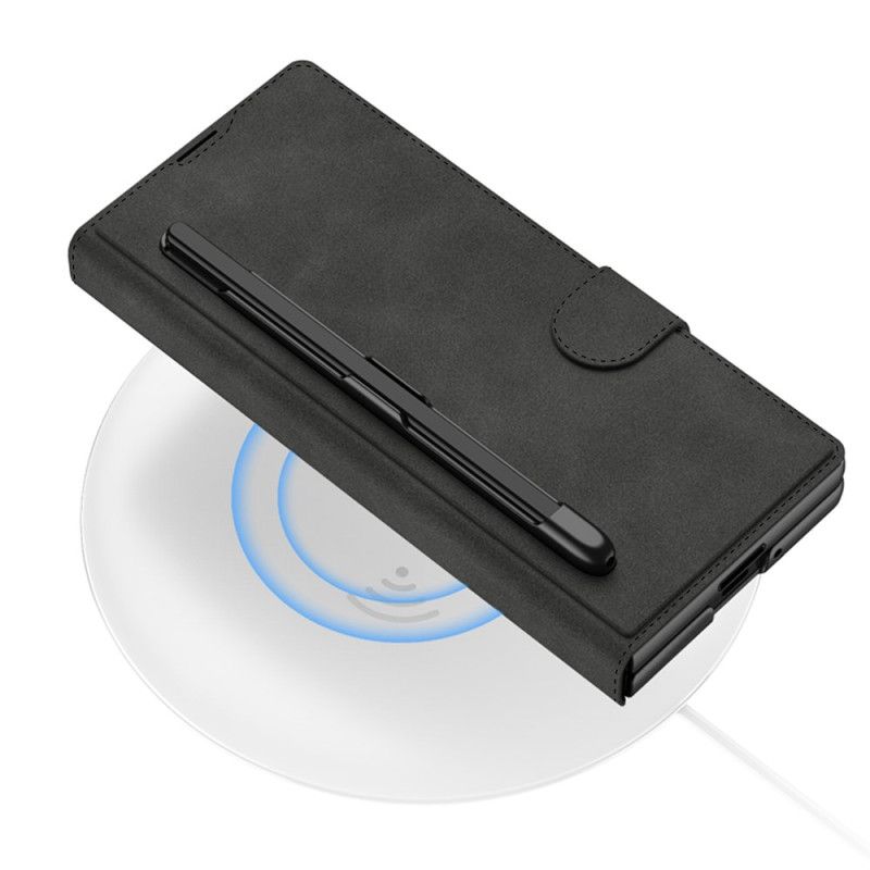 Etui Samsung Galaxy Z Fold 7 Stativ Og Pekepennholder Beskyttelse Deksel