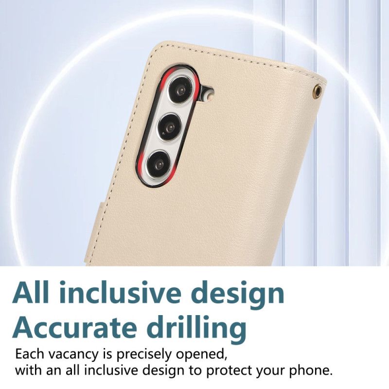 Folio Deksel Samsung Galaxy Z Fold 7 Lommebok Med Stropp