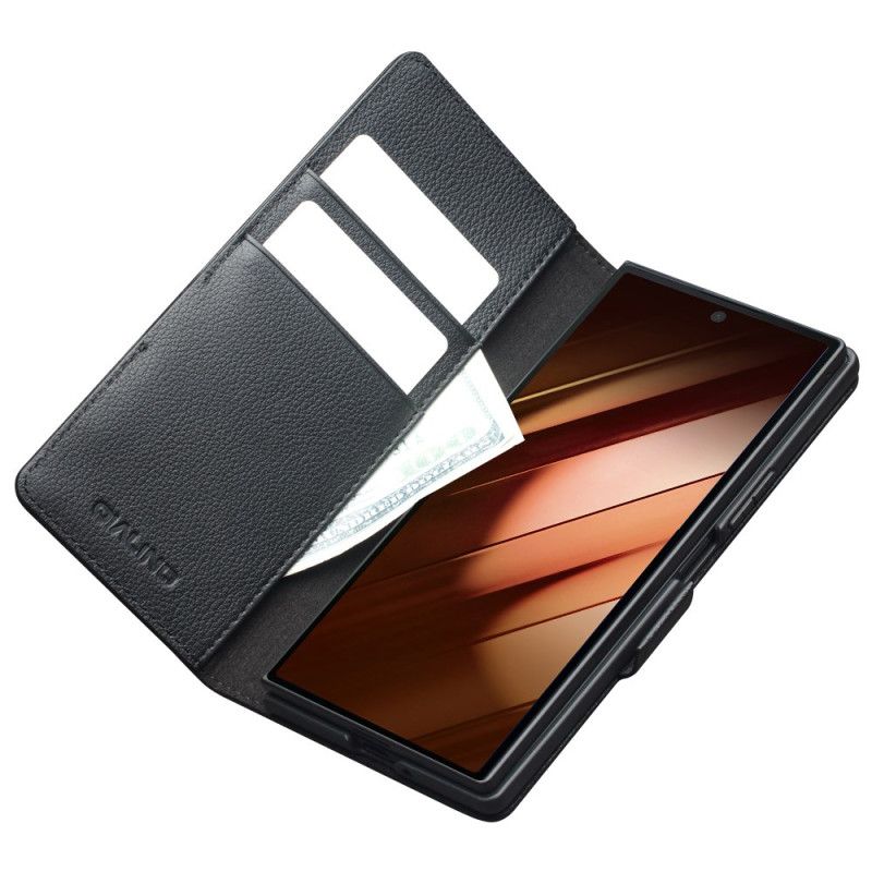 Folio Deksel Til Samsung Galaxy Z Fold 7 Qialino Kortholder