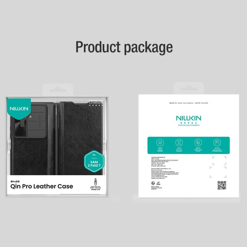 Folio Deksel Til Samsung Galaxy Z Fold 7 Qin Pro-serien Nillkin