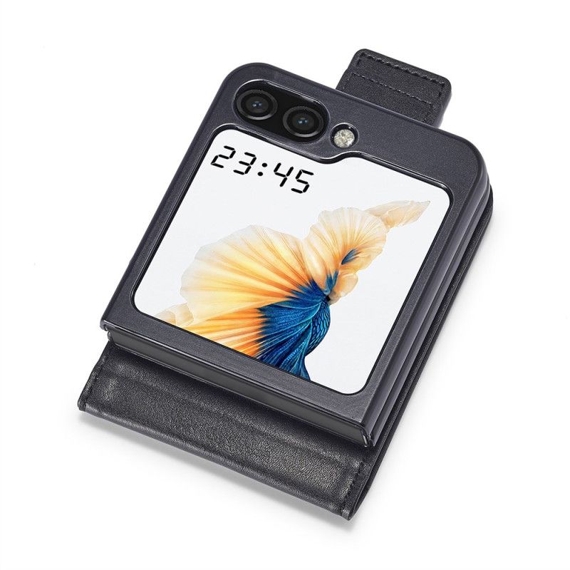 Case Etui Samsung Galaxy Z Flip 7 Fe Mobildeksel Lc.imeeke Rfid-blokkerende Kortholder