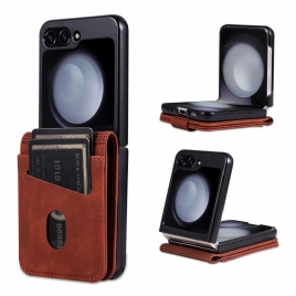 Deksel Samsung Galaxy Z Flip 7 Fe Azns Kortholder I Kunstskinn