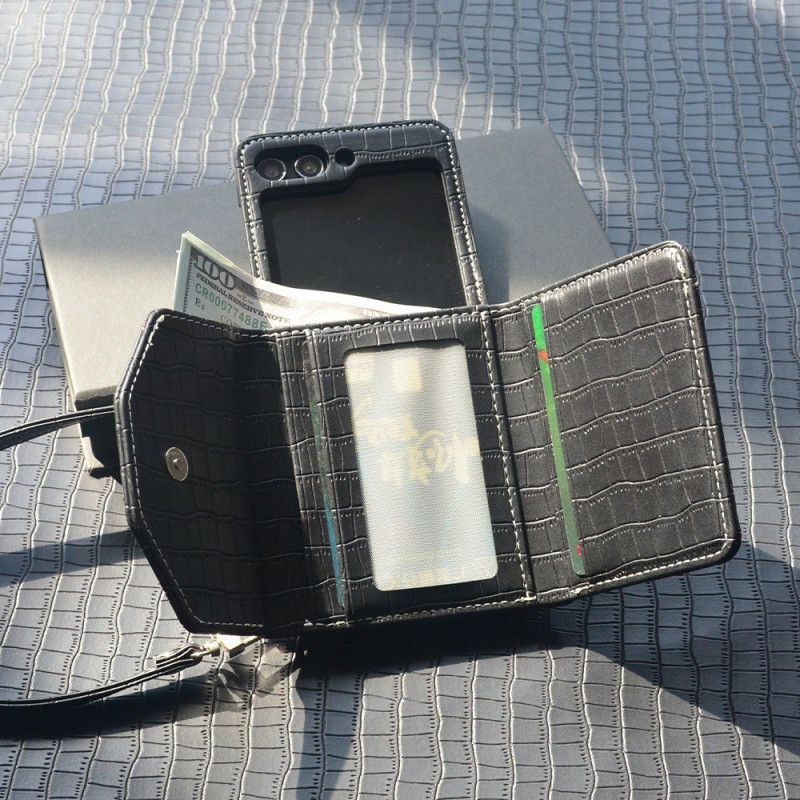 Deksel Samsung Galaxy Z Flip 7 Fe Bambusstruktur Beskyttelse Deksel