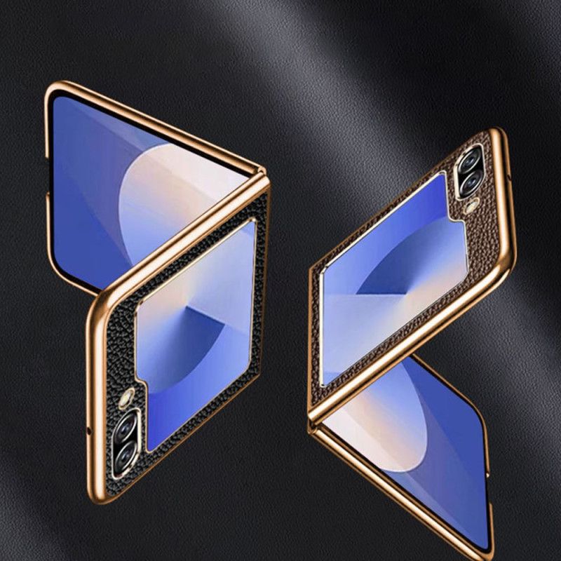 Deksel Samsung Galaxy Z Flip 7 Fe Ekte Skinn