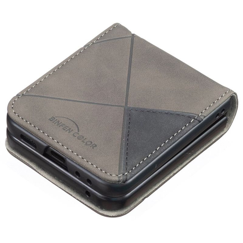 Deksel Samsung Galaxy Z Flip 7 Fe Geometrisk Beskyttelse Deksel