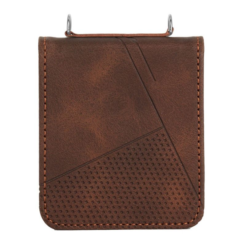 Deksel Samsung Galaxy Z Flip 7 Fe Geometrisk Med Skulderstropp