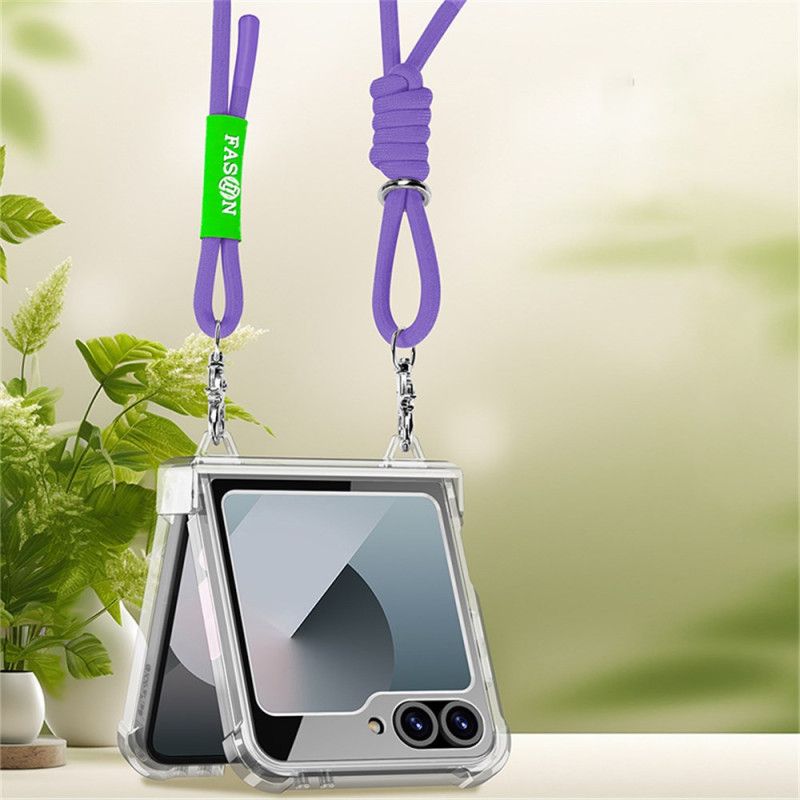 Deksel Samsung Galaxy Z Flip 7 Fe Gjennomsiktig Beskyttelse Deksel