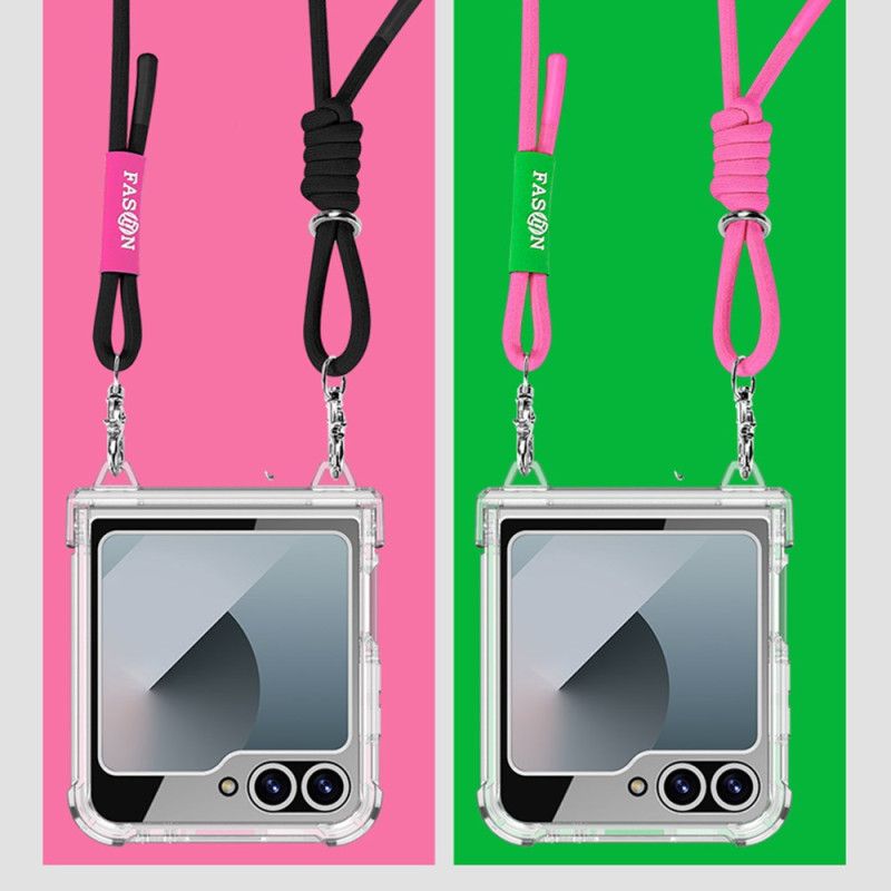 Deksel Samsung Galaxy Z Flip 7 Fe Gjennomsiktig Beskyttelse Deksel